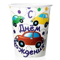 Стаканчики "Машинки" 6 шт